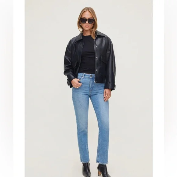 Frenchie High Rise Slim Leg Jeans - Picture 2 of 9